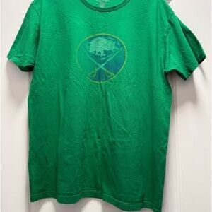 Women's Green Buffalo Sabres Short Sleeve Fitted Tee